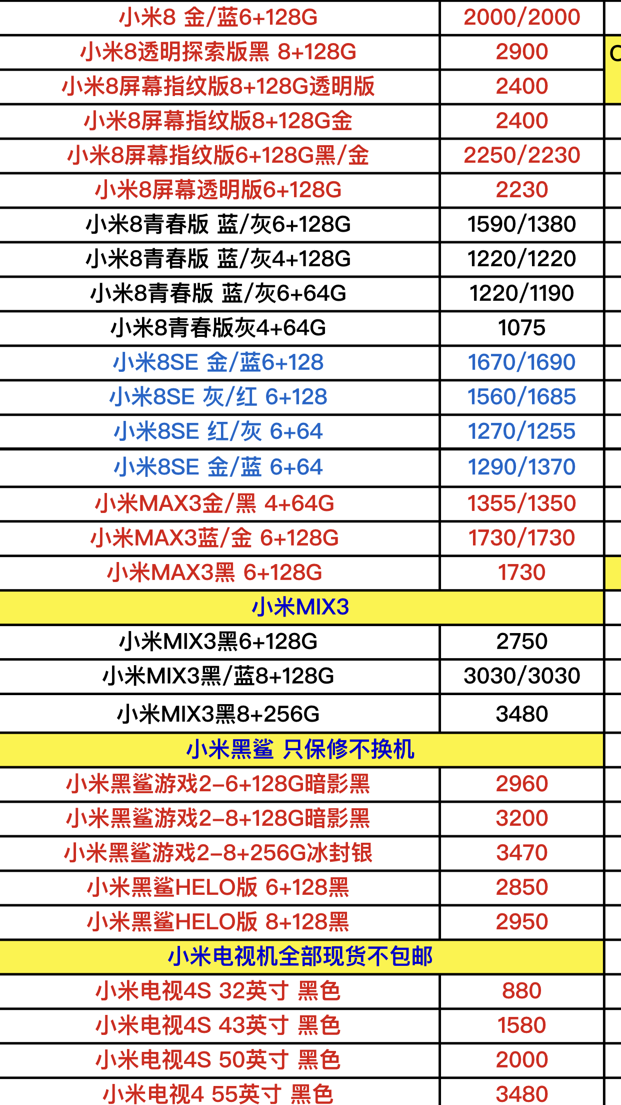 小米最新报价及产品概览，性价比之选的全新小米产品